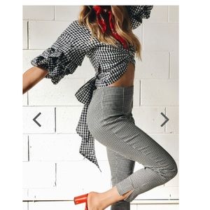  Verge girl Billie Jean Check Pants